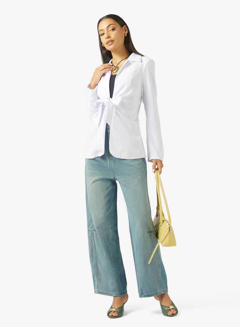 جينجر قميص بياقة وخصر محدد - Image 4